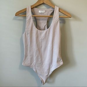 Lavender Scoop Neck Racerback Babaton Bodysuit